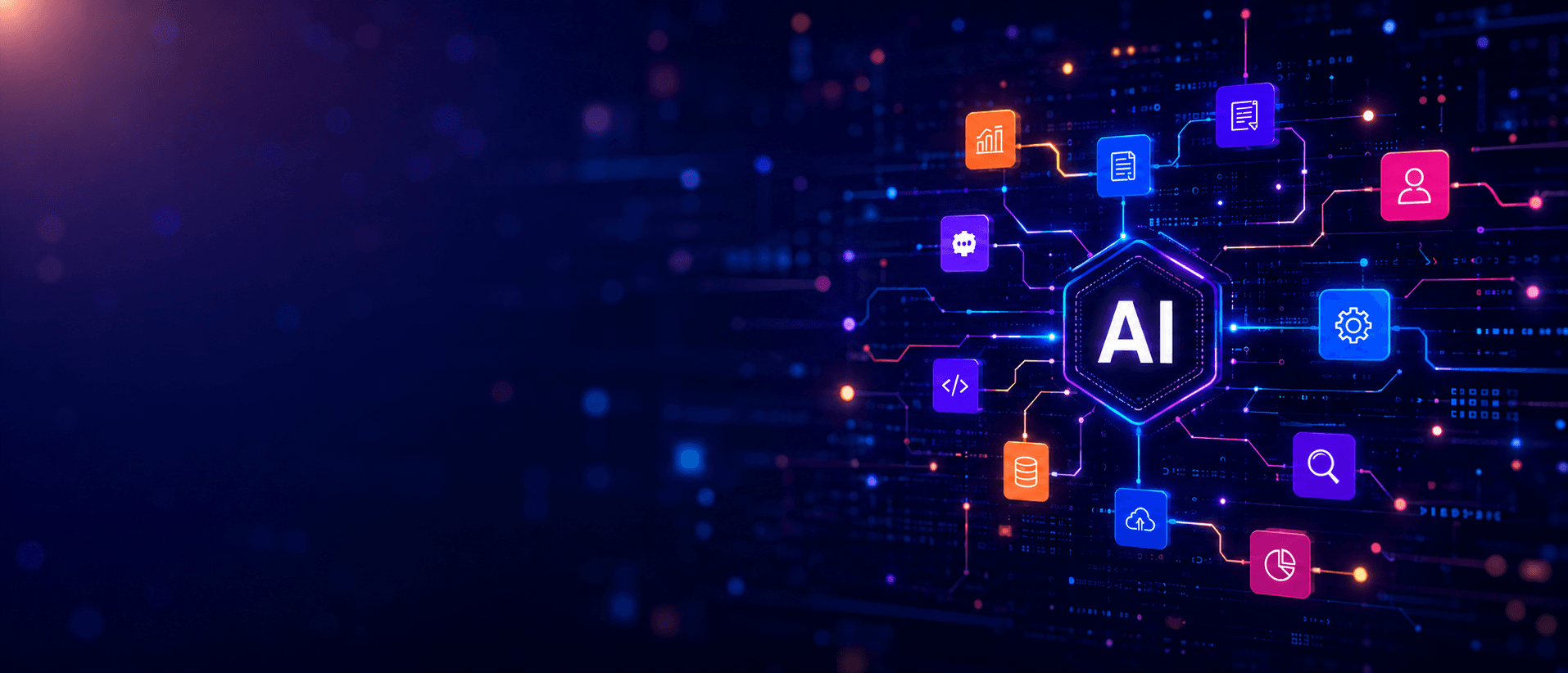 Agentic AI Systems service hero illustration